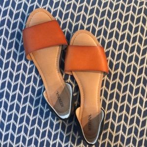 Flat Wide Strap Sandal